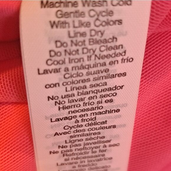 EleVen by Venus Williams Women’s XS Hot Fuscia Pink Rebel Midi Tank Rushed Bra - Picture 3 of 7